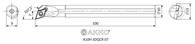 SDQCR teknik çizim