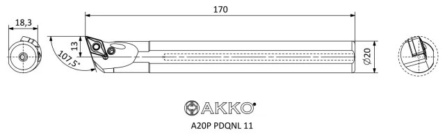 PDQNL teknik çizim