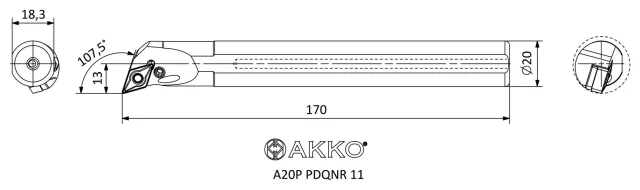 PDQNR teknik çizim