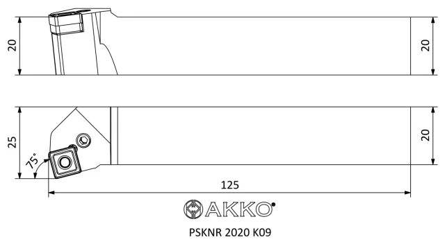 PSKNR teknik çizim