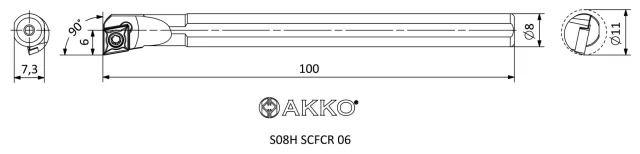 SCFCR teknik çizim