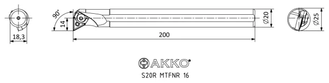 MTFNR teknik çizim