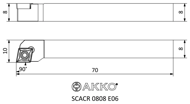 SCACR teknik çizim