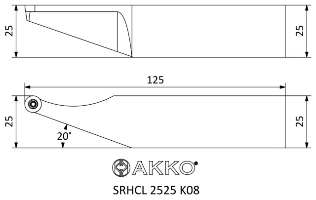 SRHCL 2525 teknik çizim