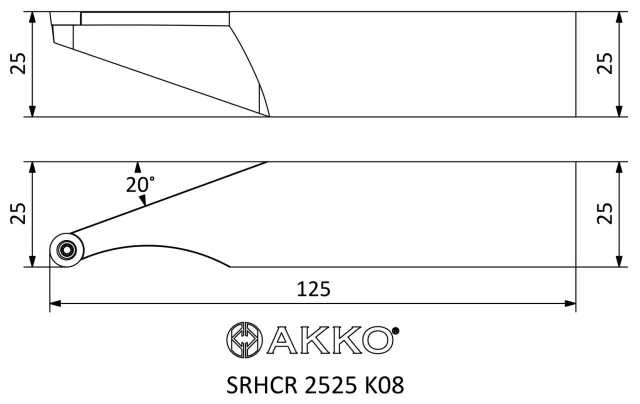 SRHCR 2525 teknik çizim