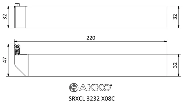 SRXCL 3232 teknik çizim