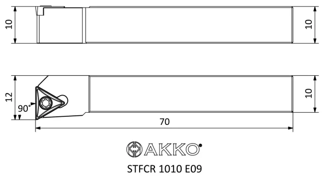 STFCR teknik çizim