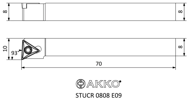 STUCR teknik çizim