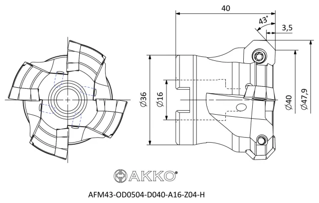 AFM teknik çizim