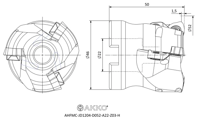 AHFMC teknik çizim