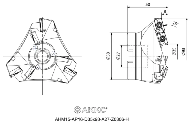 Z0306-H teknik çizim