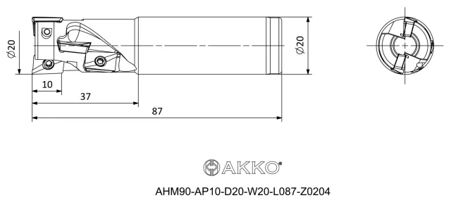 AHM90 teknik çizim