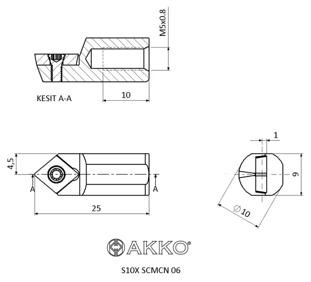 SCMCN teknik çizim