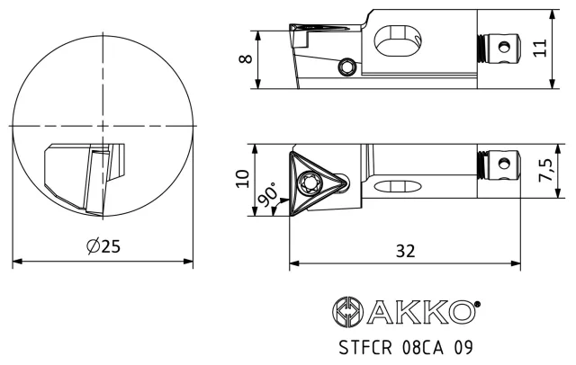 STFCR teknik çizim