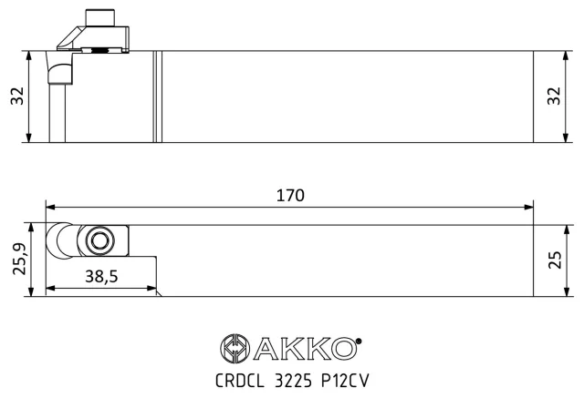 CRDCL 3225 teknik çizim