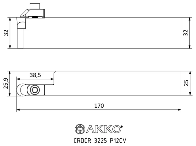 CRDCR 3225 teknik çizim
