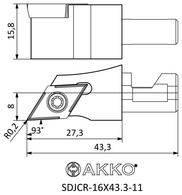 SDJCR teknik çizim