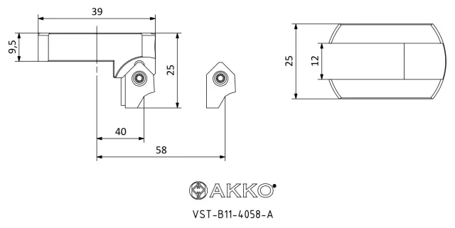 VST-B11 teknik çizim