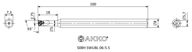 S08H SWUBL 06-5.5 teknik çizim