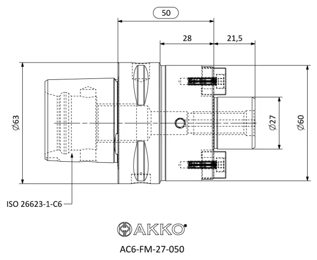 AC6-FM teknik çizim