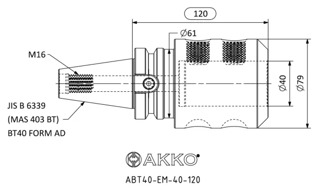 ABT40-EM teknik çizim