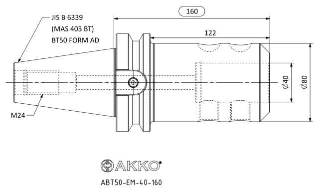 ABT50-EM teknik çizim