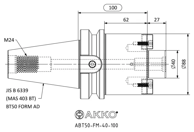 ABT50-FM teknik çizim