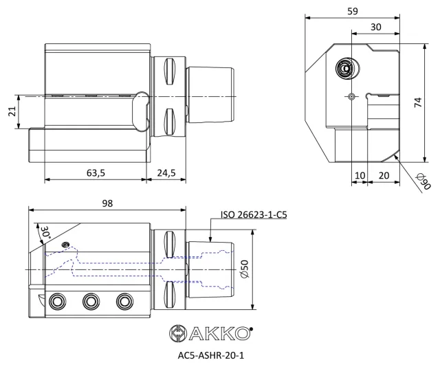 AC5-ASHR-2020-1-H teknik çizim