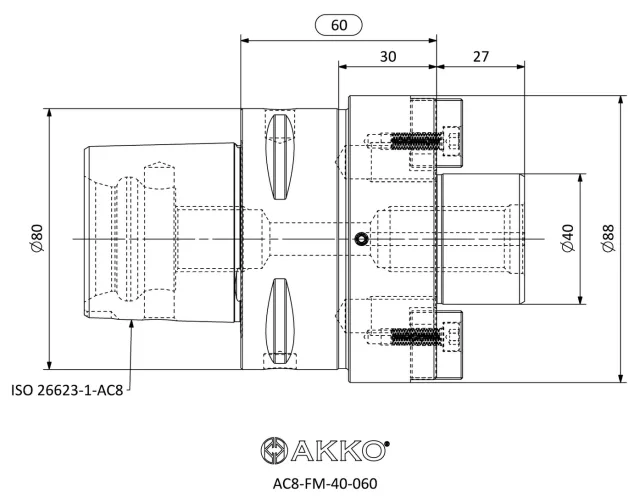 AC8-FM teknik çizim
