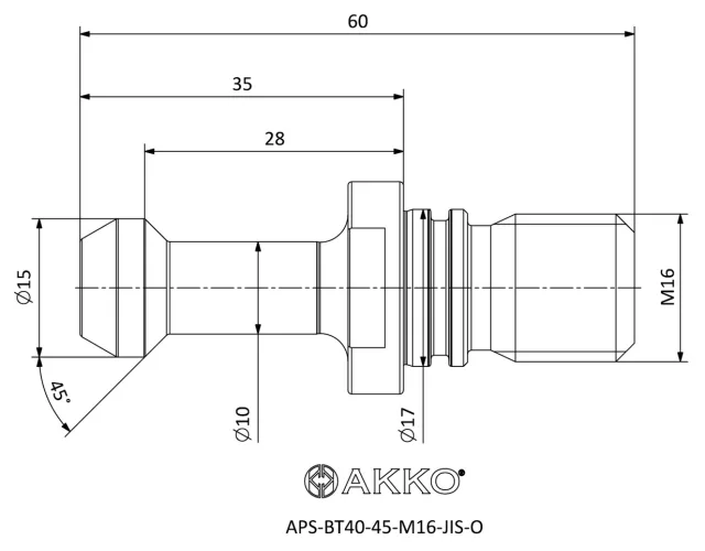 APS teknik çizim