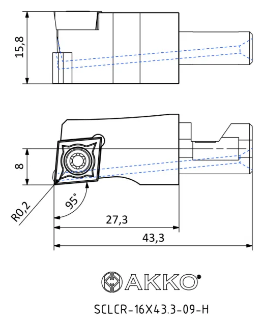 SCLCR teknik çizim