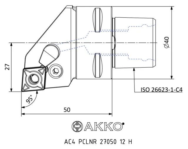 AC4 PCLNR 27050 12 H teknik çizim