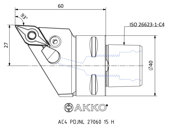 AC4 PDJNL 27060 15 H teknik çizim