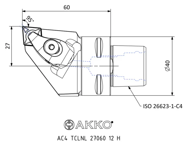 AC4 TCLNL 27060 12 H teknik çizim