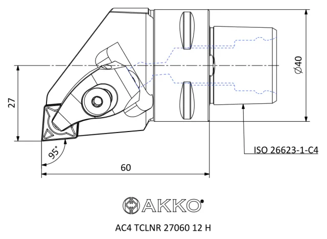 AC4 TCLNR 27060 12 H teknik çizim