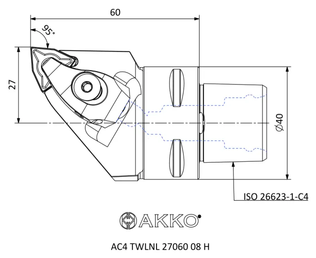 AC4 TWLNL 27060 08 H teknik çizim