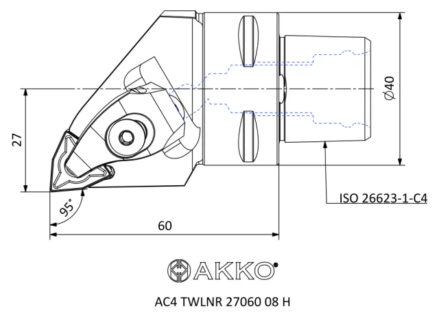 AC4 TWLNR 27060 08 H teknik çizim