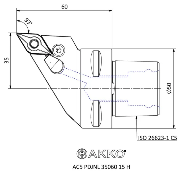 AC5 PDJNL 35060 15 H teknik çizim