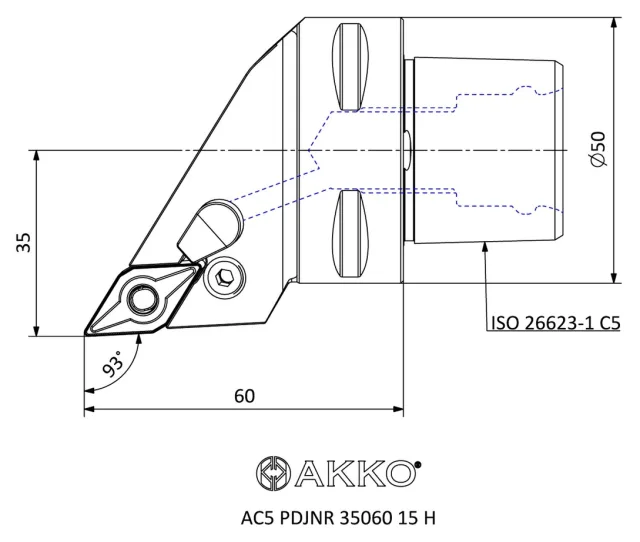 AC5 PDJNR 35060 15 H teknik çizim