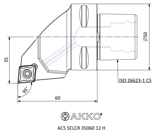 AC5 SCLCR teknik çizim