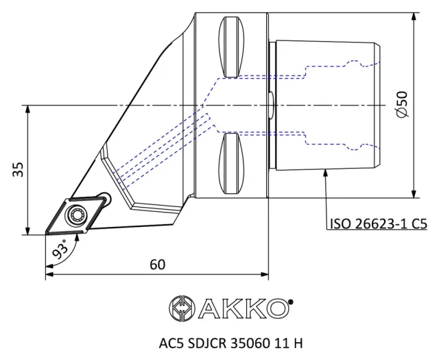 AC5 SDJCR 35060 11 H teknik çizim