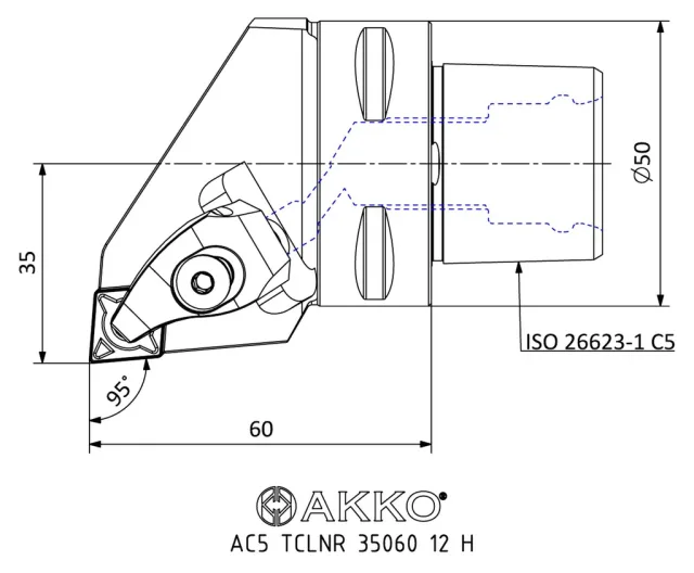 AC5 TCLNR 35060 12 H teknik çizim