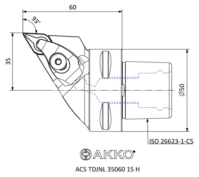 AC5 TDJNL 35060 15 H teknik çizim