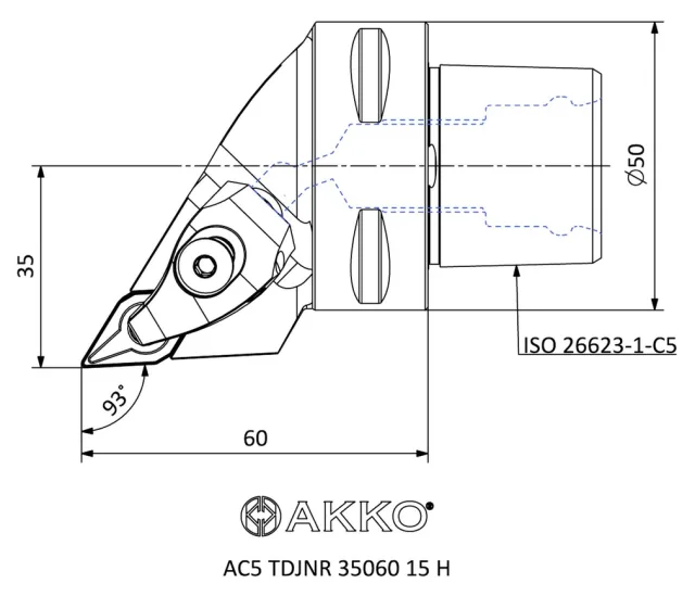 AC5 TDJNR 35060 15 H teknik çizim