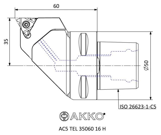 AC5 TEL 35060 16 H teknik çizim