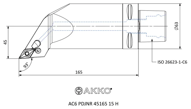 AC6 PDJNR teknik çizim