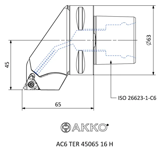 AC6 TER 45065 16 H teknik çizim