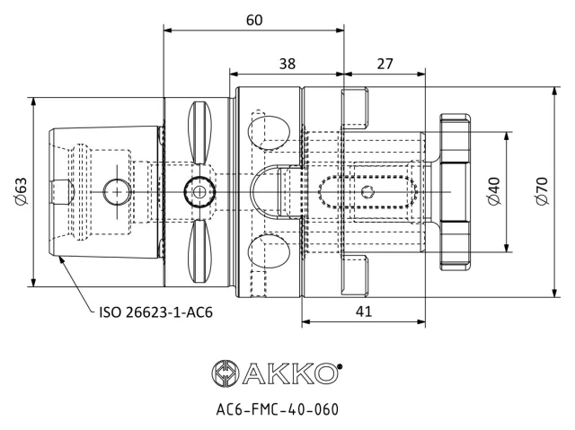 AC6-FMC teknik çizim