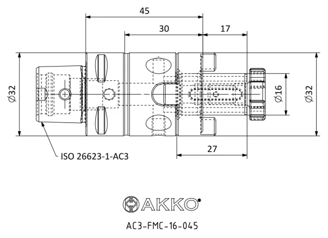 AC3-FMC-16-045 teknik çizim